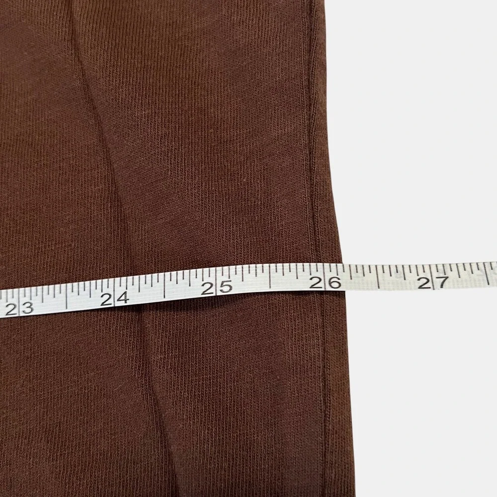 Banana Republic Men Heavyweight Cotton XXL Crewneck Shirt Brown Relaxed Fit NWT